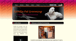 Desktop Screenshot of estrellapetgrooming.com